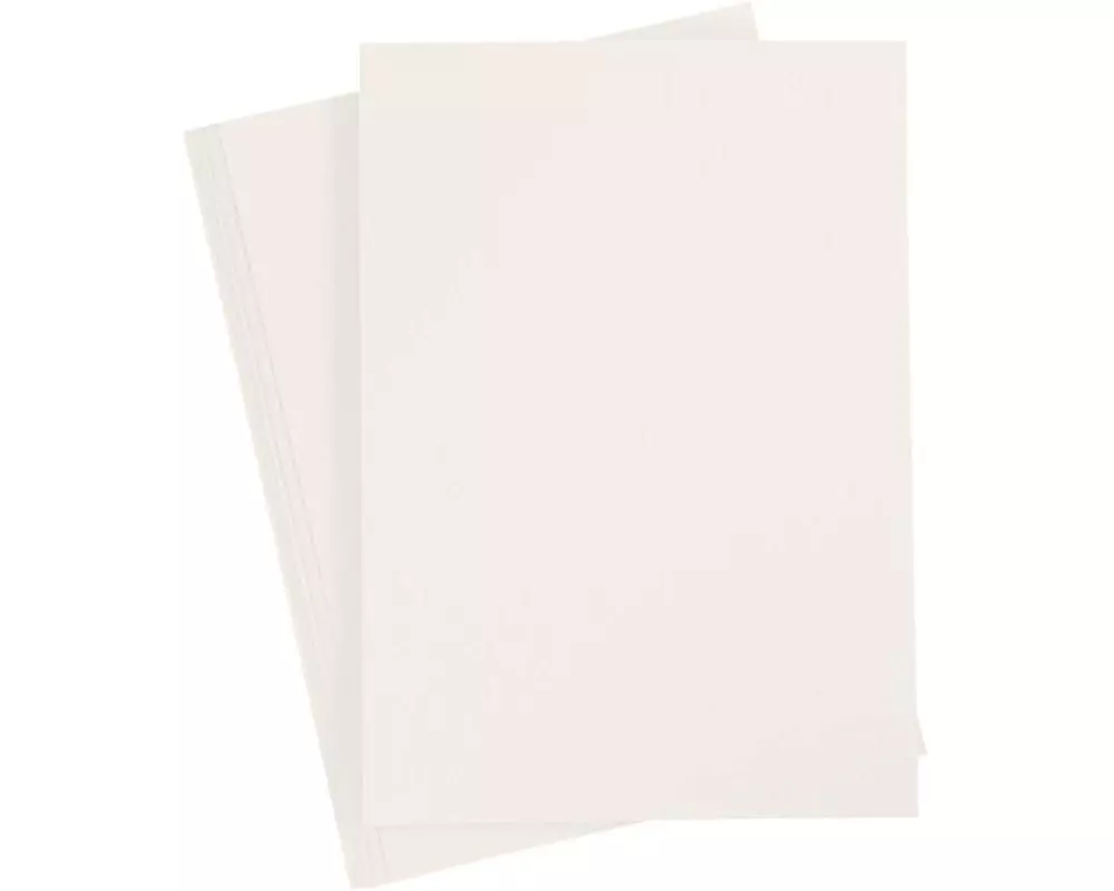 Creativ Company Bastelpapier 70 g, 20 Blatt, Creme