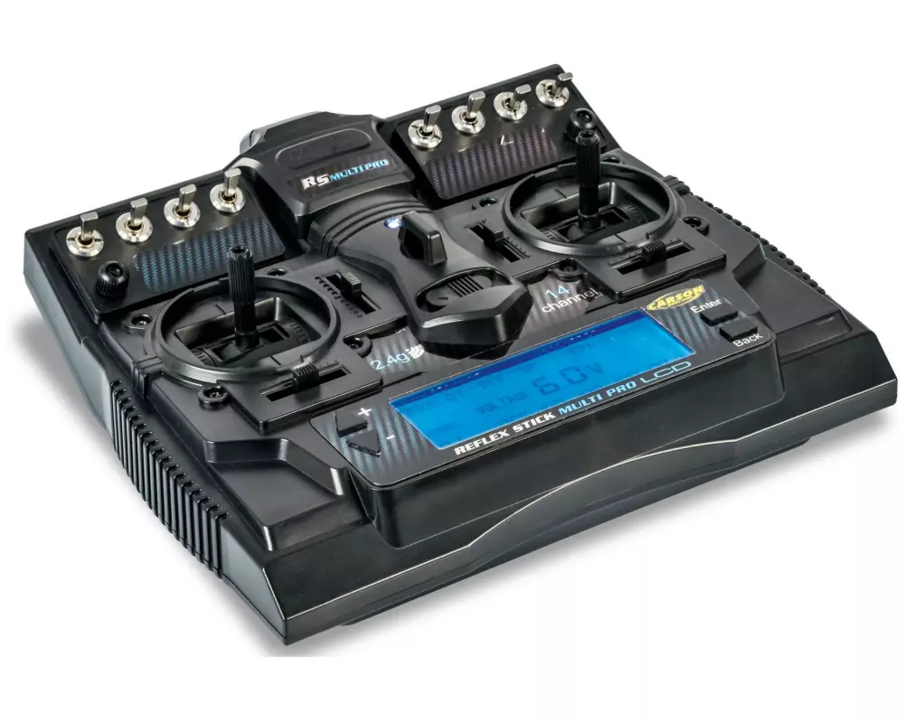 Carson Fernsteuerung Reflex Stick Multi Pro LCD 14-Ch mit Empfänger