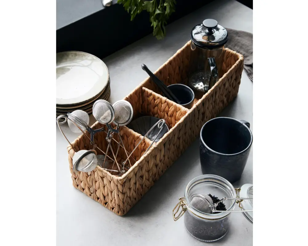 House Doctor Aufbewahrungskorb Nature 40 x 10 x 12 cm, Braun
