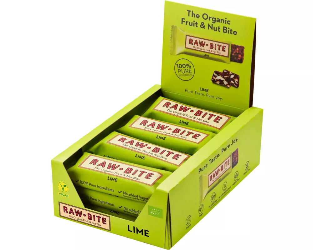 Rawbite Rohkostriegel Zitrone 12 x 50 g