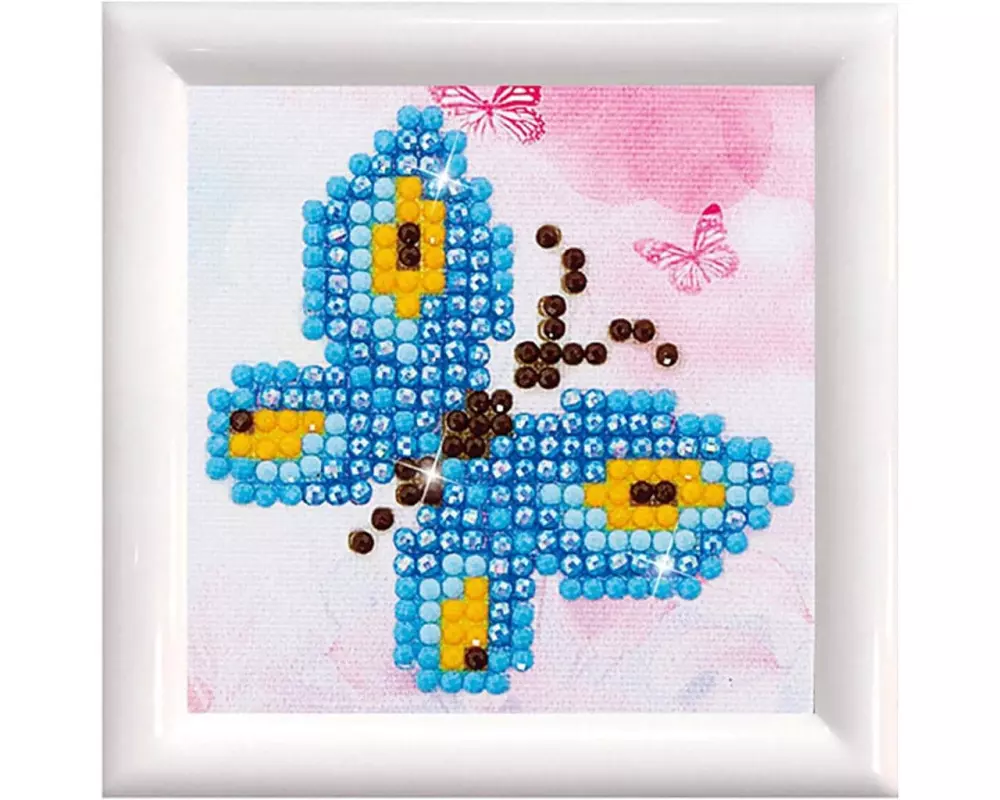 Diamond Dotz Bastelset Schmetterling inkl. Rahmen