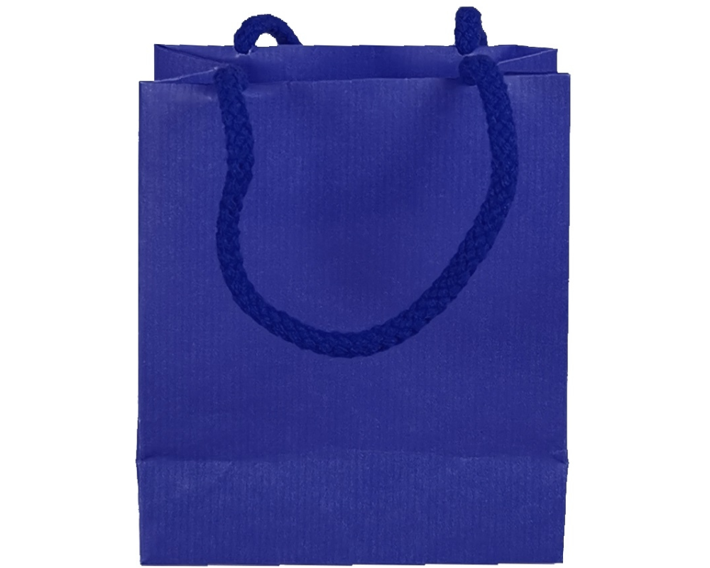 NEUTRAL Tragtaschen SPLENDOR S B12 blau, 12x6x14cm 10 Stück