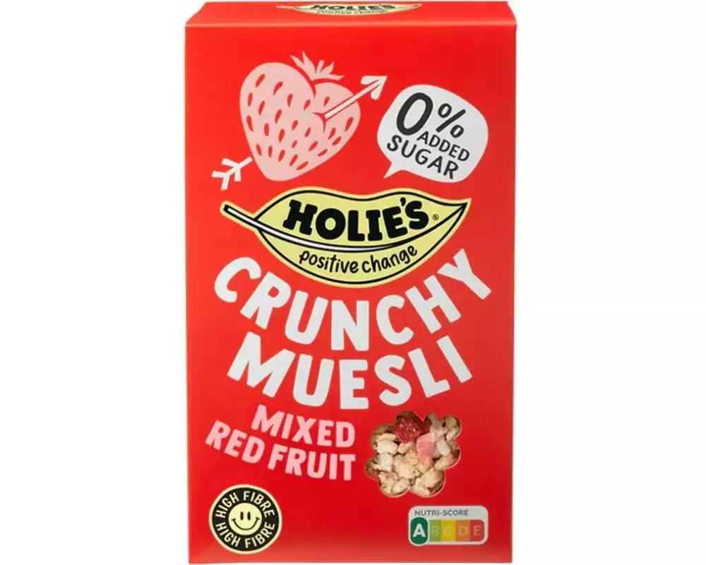 Holie's Knuspermüsli Rote Früchte Erdbeeren und Himbeeren 400 g