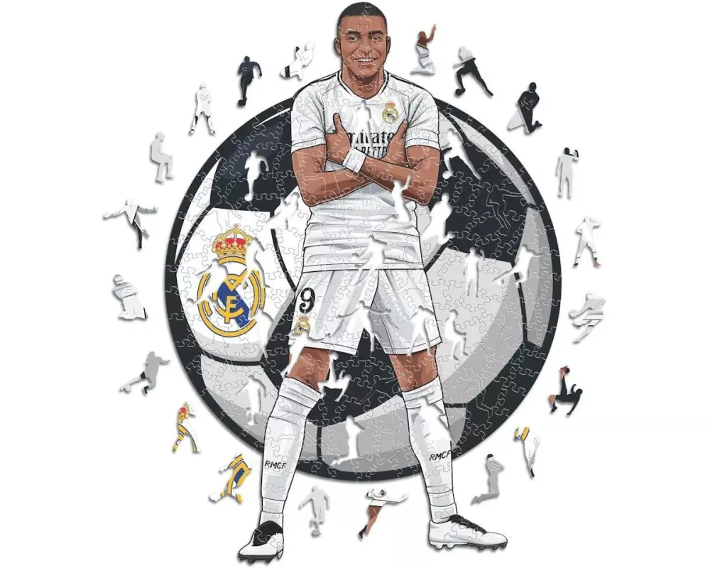 Iconic Puzzle Kylian Mbappé – Real Madrid