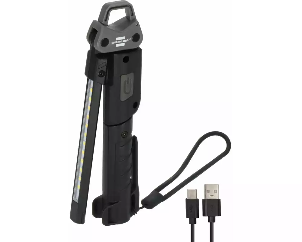 Brennenstuhl Akku-Lampe Handlampe 400 lm Spot 120 lm, Rück 200 lm 3.7 V