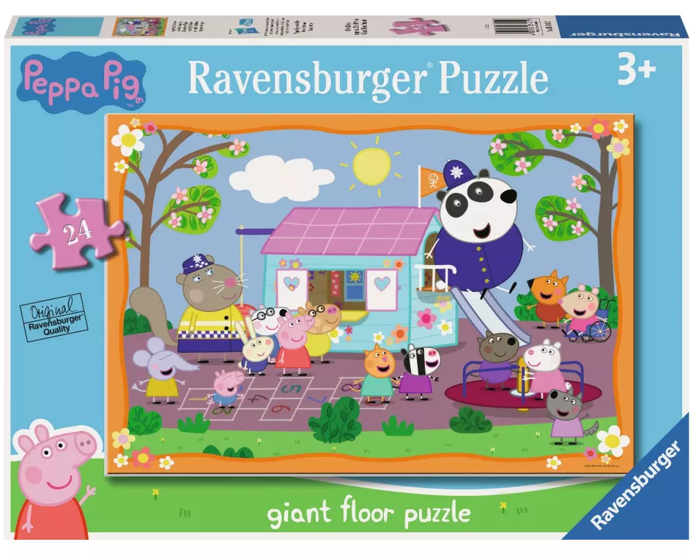Ravensburger Bodenpuzzle Peppa Pigs Clubhouse, 24 Teile