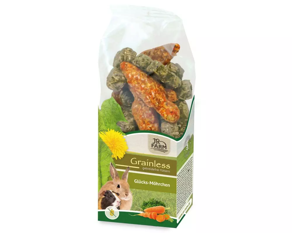 JR Farm Snack Glücks-Möhrchen Grainless, 125 g
