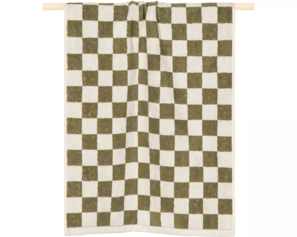 pad Handtuch Chess 50 x 100 cm, Olive