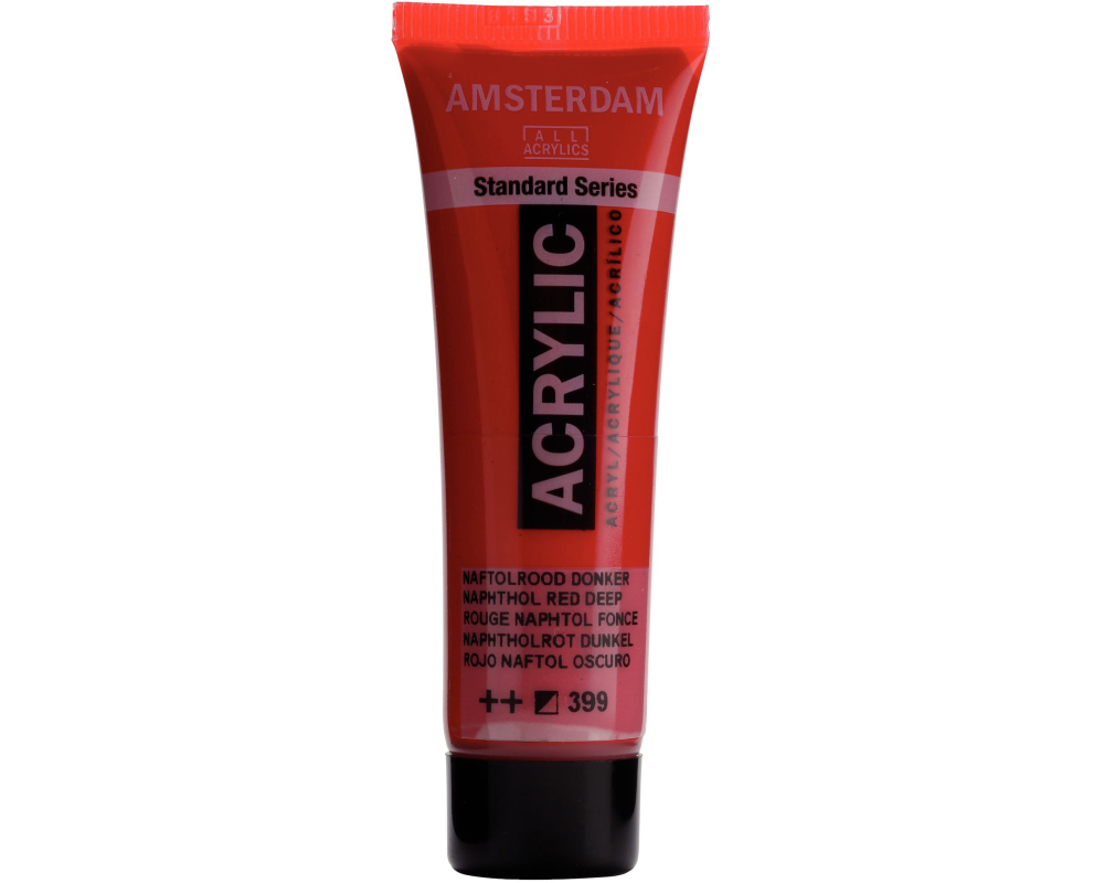AMSTERDAM Acrylfarbe 20ml 17043990 Naphtolrot Dunkel 399