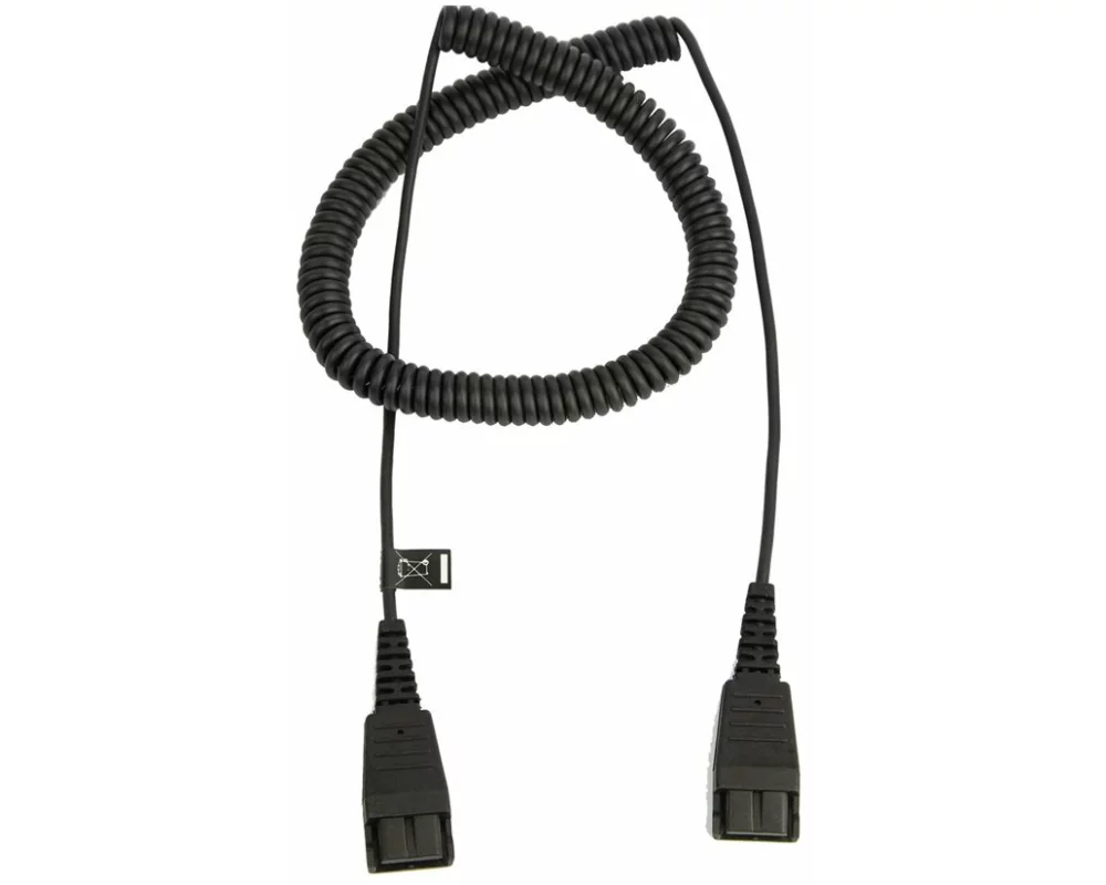 Jabra Extension cord QD to QD coiled 0.5-2meters