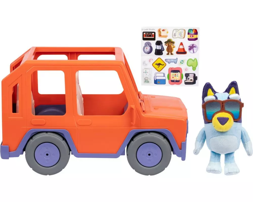 moose Spielfigurenset Bluey Familienauto 4 x 4 Mega