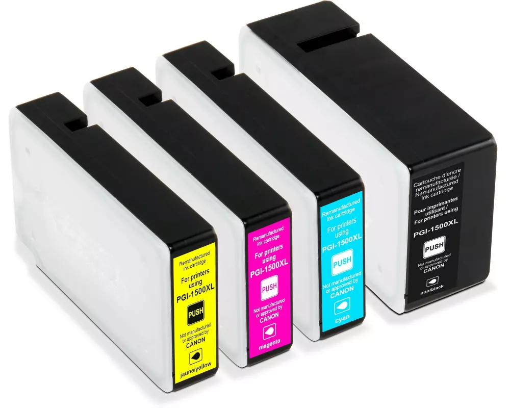 Generic Ink Tinte Canon PGI-1500 XL Multipack Magenta/Yellow/Black/Cyan