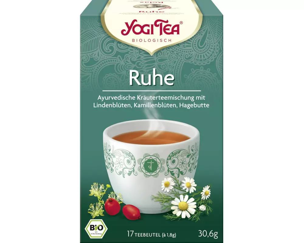 Yogi Tea Teebeutel Bio Kräutertee Ruhe Pack 17 x 1.8 g