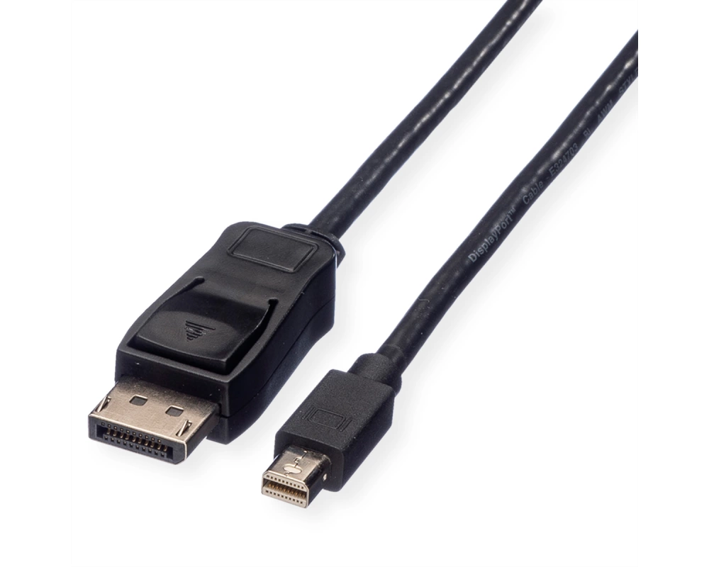 VALUE DisplayPort Kabel, DP ST - Mini DP ST, schwarz, 5 m