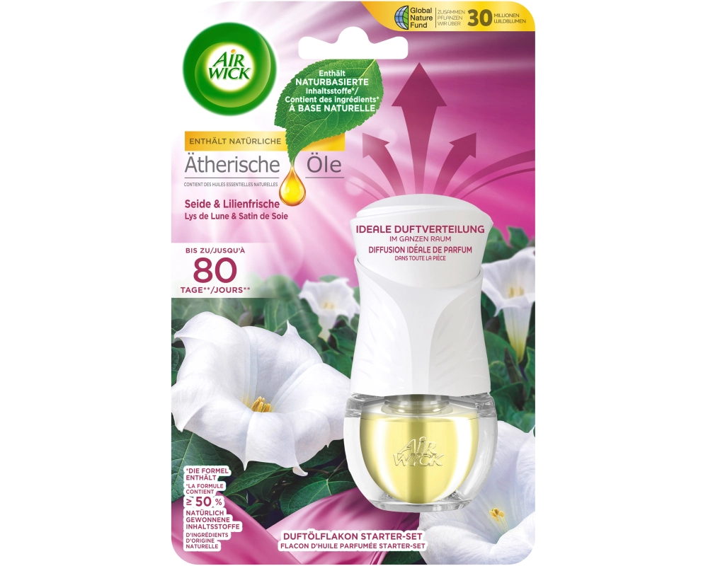 AIR WICK Duftstecker Set 3290099 Seide & Lilienfrische