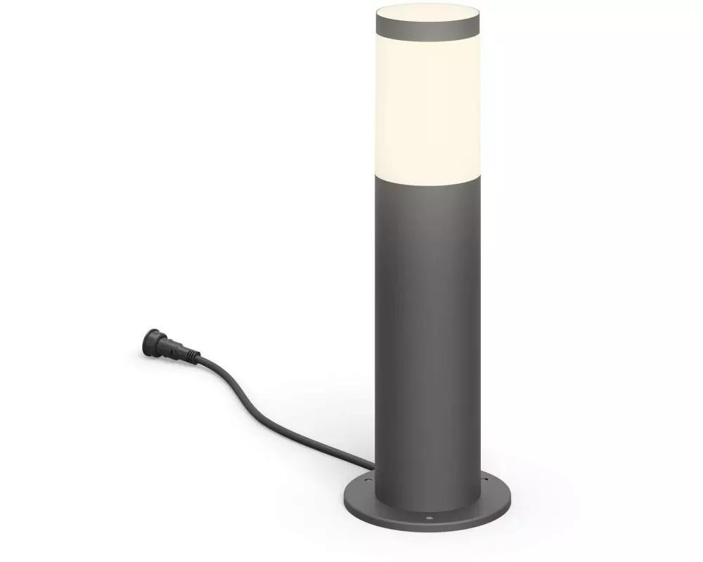 Philips Outdoor Niedervolt Utrecht Sockelerweiterung 2700K anthrazit