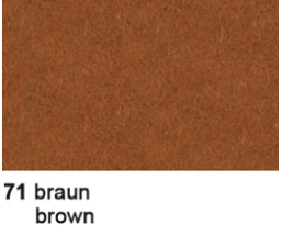 URSUS Bastelfilz 20x30cm 4170071 braun,150g 10 Bogen