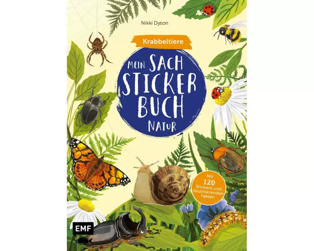 Mein Sach-Stickerbuch Natur – Krabbeltiere