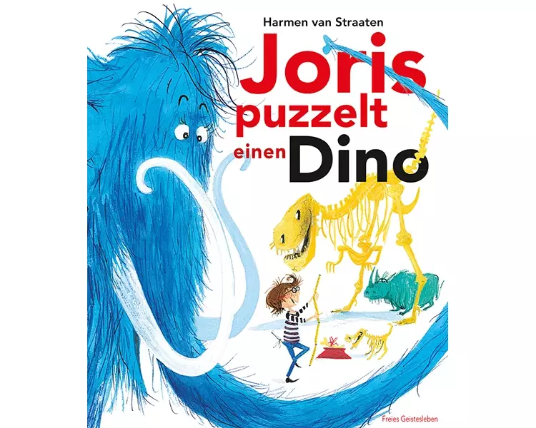 Joris puzzelt einen Dino
