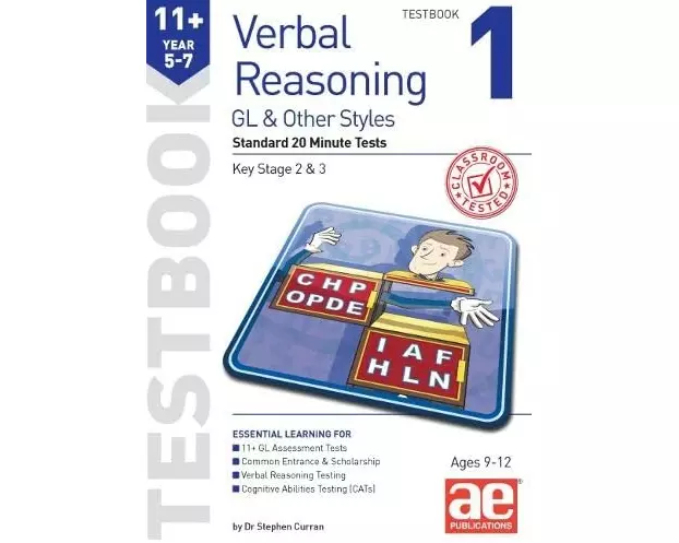 11+ Verbal Reasoning Year 5-7 GL & Other Styles Testbook 1