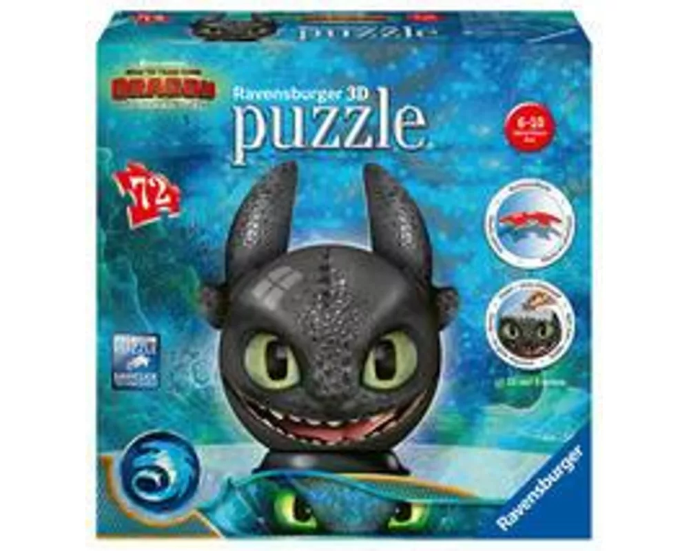 3D Puzzle-Ball Dragons - Ohnezahn