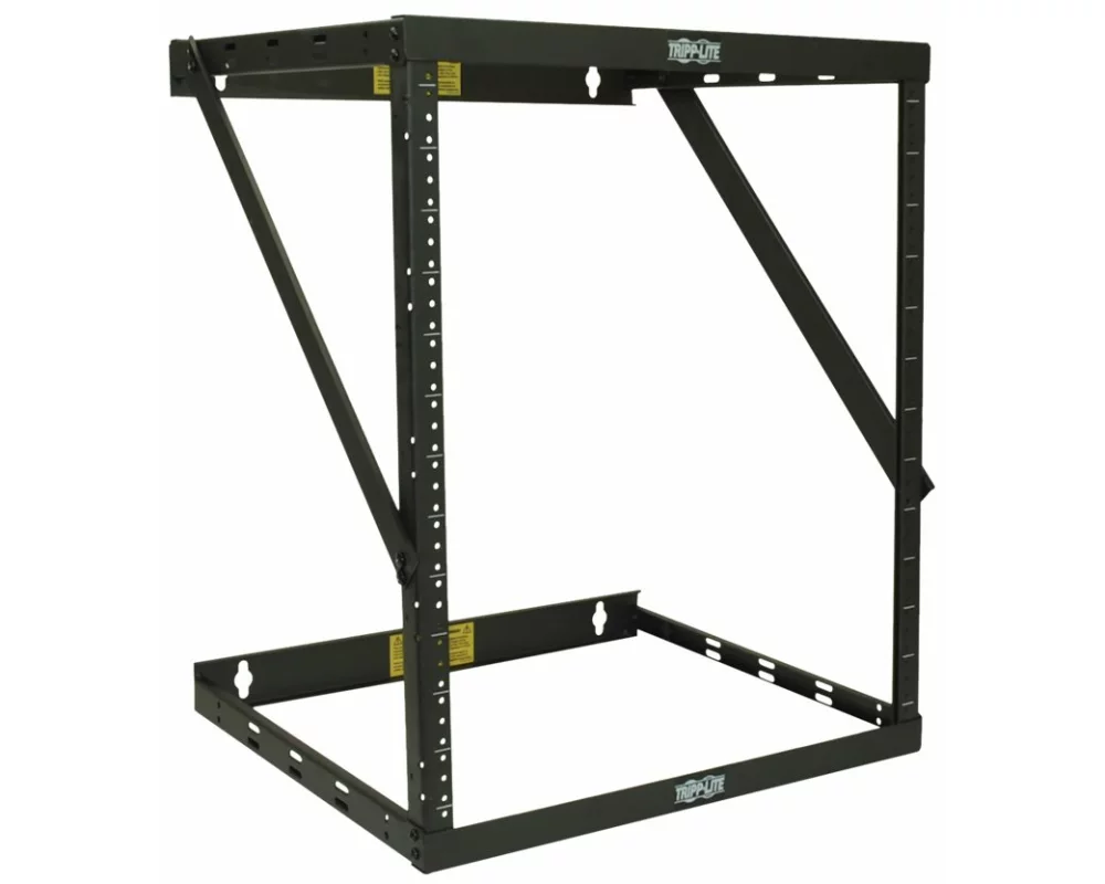 EATON TRIPPLITE SmartRack, 8U/12U/22U, Expandable, Very Low-Profile, Patch-Depth, Wall-Mount, 2-Post, Open-Frame Rack