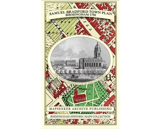 Samuel Bradford Town Plan Birmingham 1750