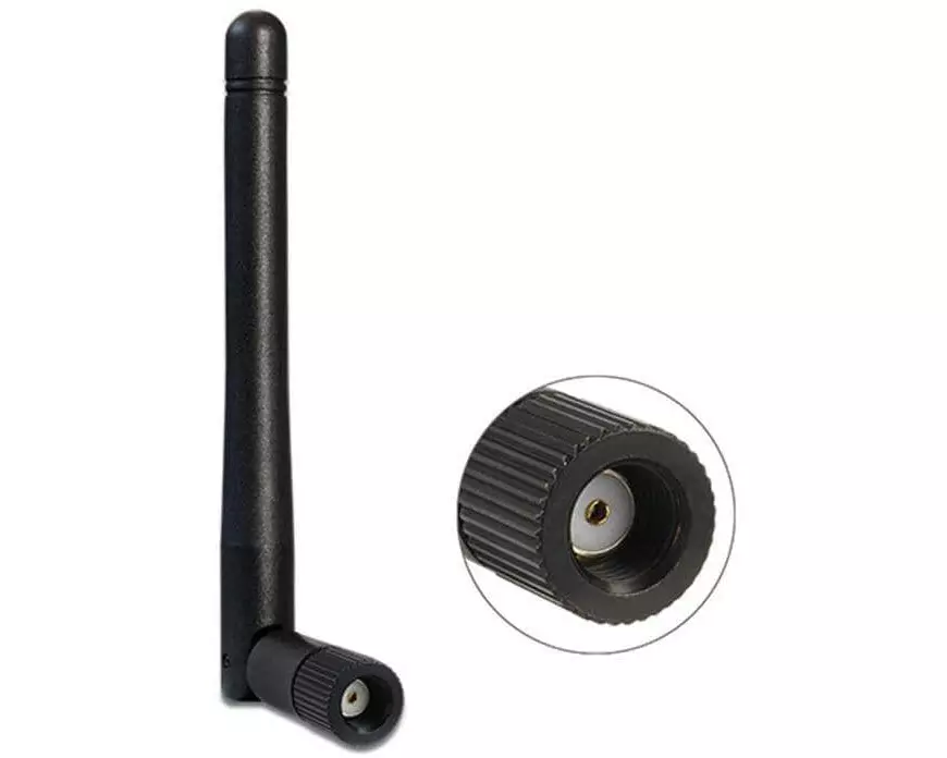 Delock WLAN-Antenne 802.11 ac/a/b/g/n RP-SMA 2 dBi Rundstrahl