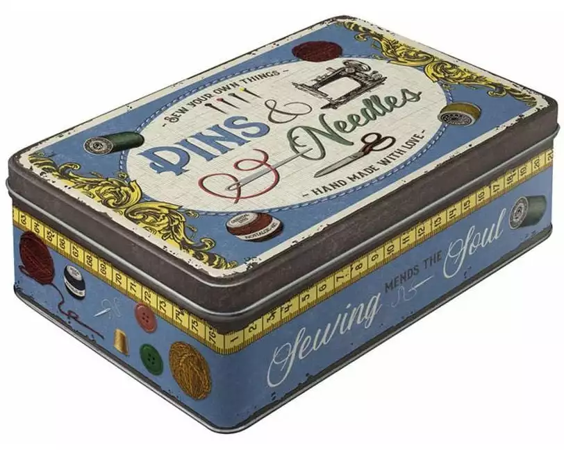 Nostalgic Art Vorratsdose Pins etc. Beige/Gelb/Lila