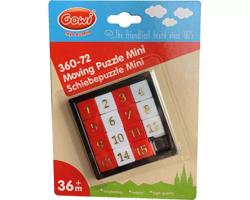 Zahlenschiebe-Puzzle, klein