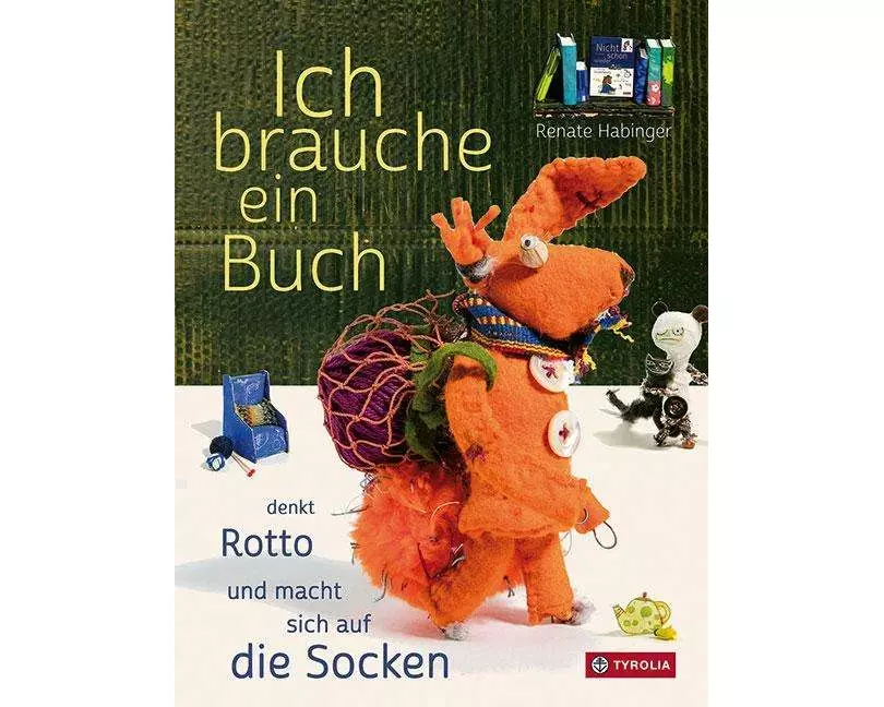 Ich brauche ein Buch, denkt Rotto und macht sich auf die Socken