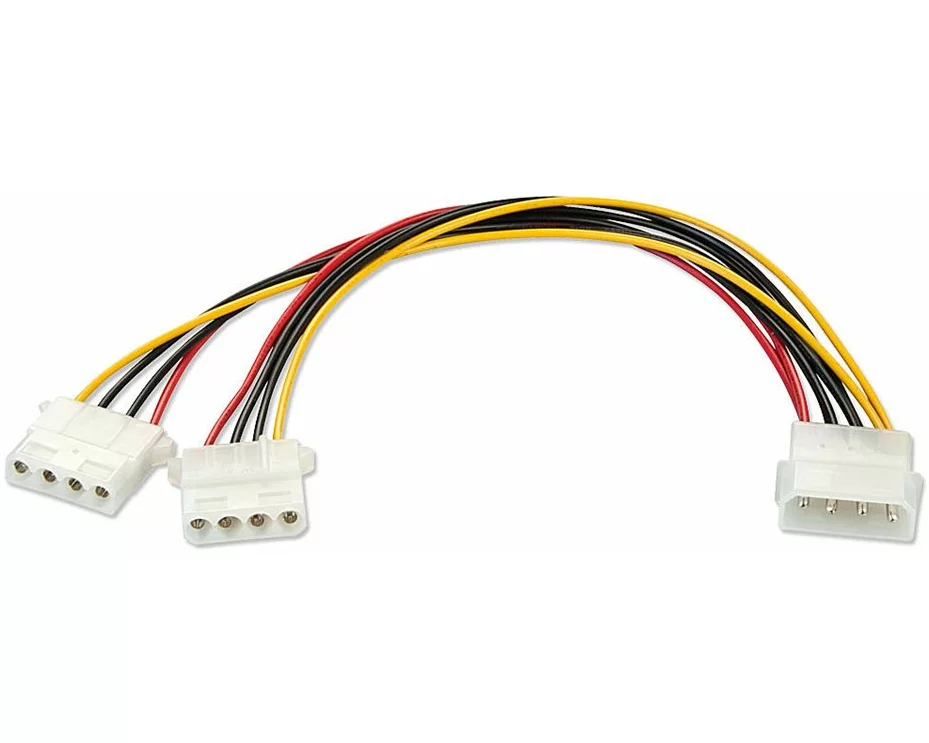LINDY Y-Cable for 2x5,25 0,25m
