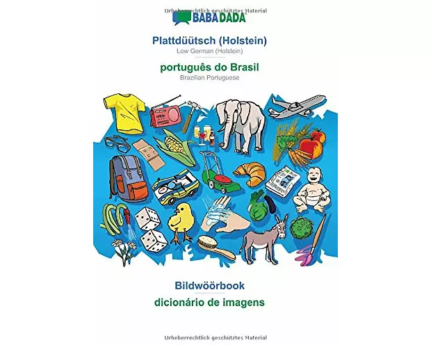 BABADADA, Plattdüütsch (Holstein) - português do Brasil, Bildwöörbook - dicionário de imagens