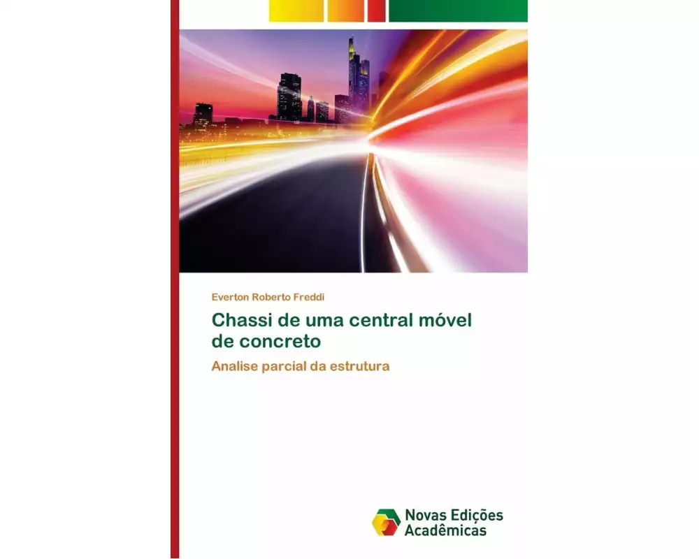 Chassi de uma central móvel de concreto