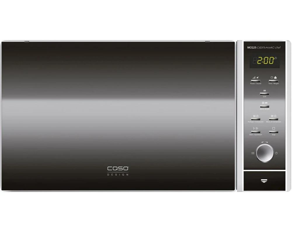 Caso Mikrowelle MCG 25 Ceramic Chef Schwarz