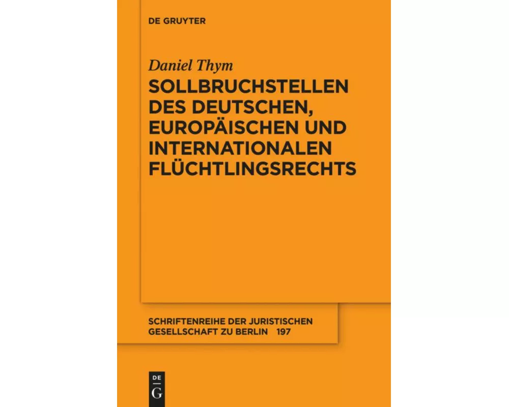 Sollbruchstellen des deutschen, europäischen und internationalen Flüchtlingsrechts