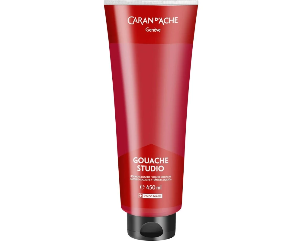 Caran d'Ache Wasserfarbe Gouache Studio 450 ml, Rot