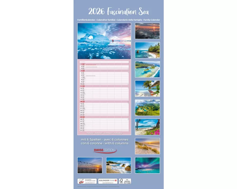 TH Familienplaner Fascination Sea 2026