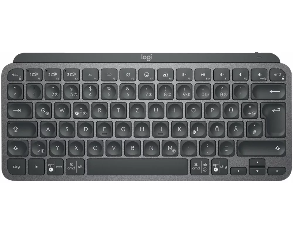 Logitech MX Keys Mini Minimalist, Wireless, Illuminated, Keyboard - GRAPHITE - INTNL (US)