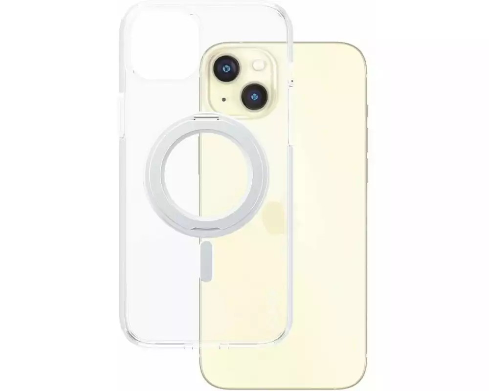 CARE Back Cover Feature Kickstand iPhone 15 Pro Max Silber