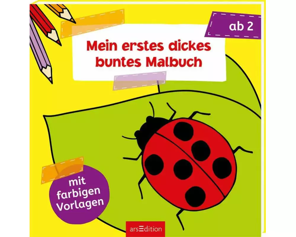 Mein erstes dickes buntes Malbuch ab 2