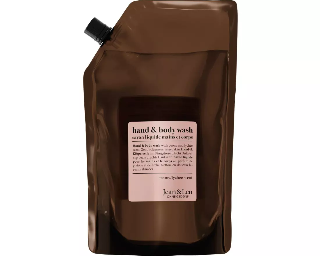 Jean & Len Flüssigseife Pfingstrose und Litchi 1,5 l