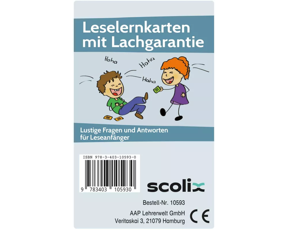 Leselernkarten mit Lachgarantie