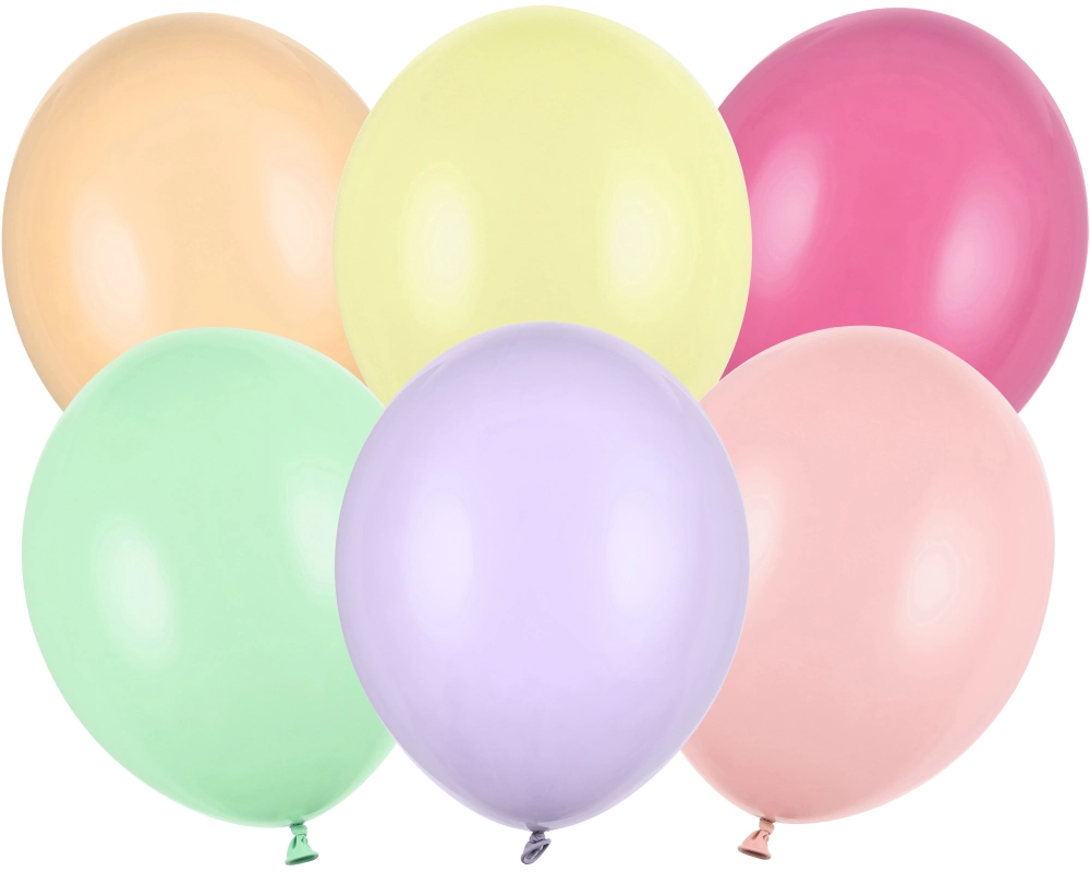 PARTYDECO Ballons Strong 27cm SB12P-000P-1 pastell 1 assortiert 10 Stück