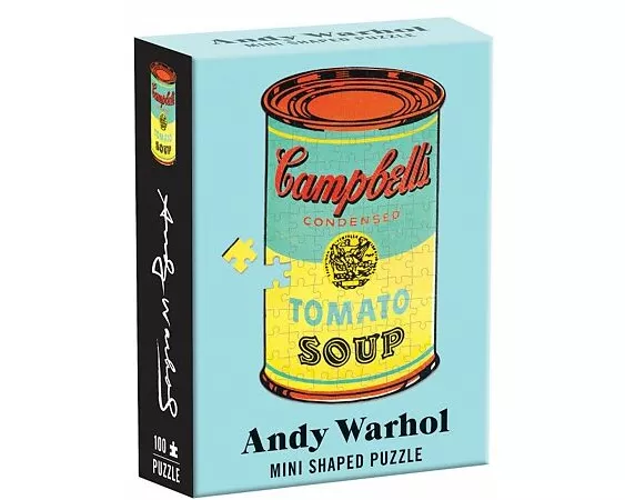 Andy Warhol Mini Shaped Puzzle Campbell's Soup