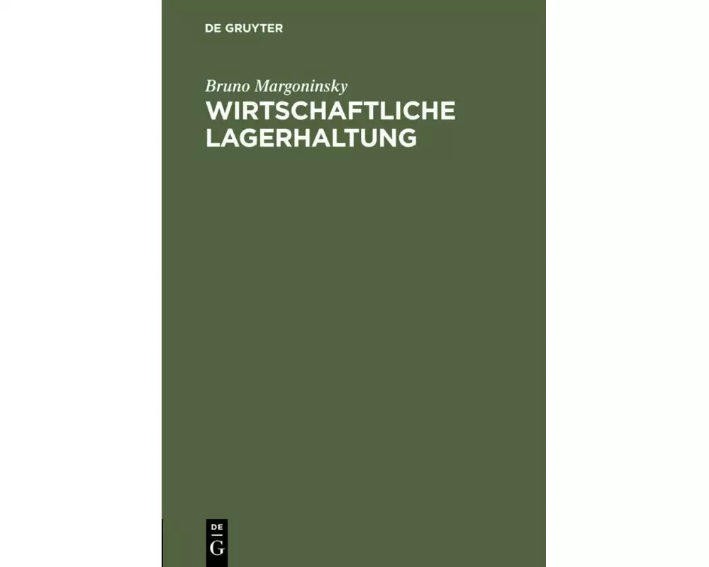 Wirtschaftliche Lagerhaltung