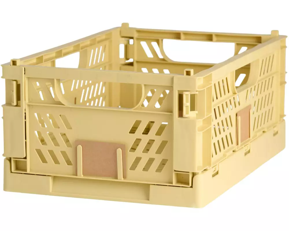 Schou Faltbox 50 x 33 x 20 cm, 2 Stück, Gelb