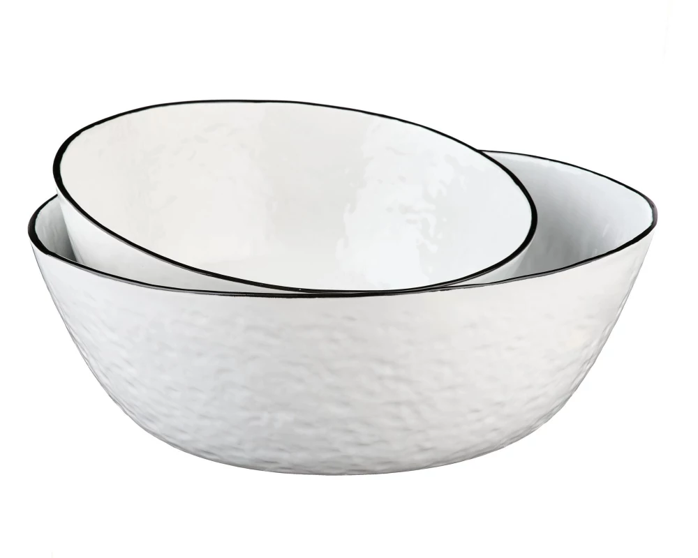 Björn Salatschale Pure Ø 24 cm + Ø 30 cm 1 Stück, Weiss