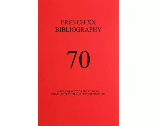 French XX Bibliography, Issue 70