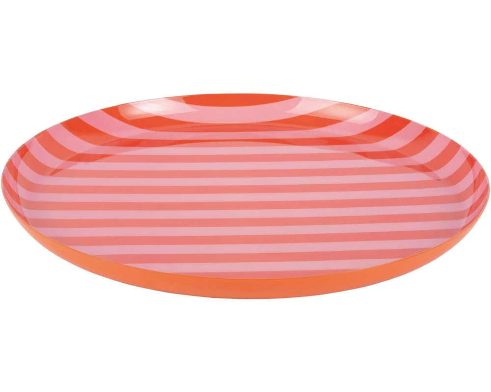 present time Speiseteller Animado Large, Bright orange / Soft pink